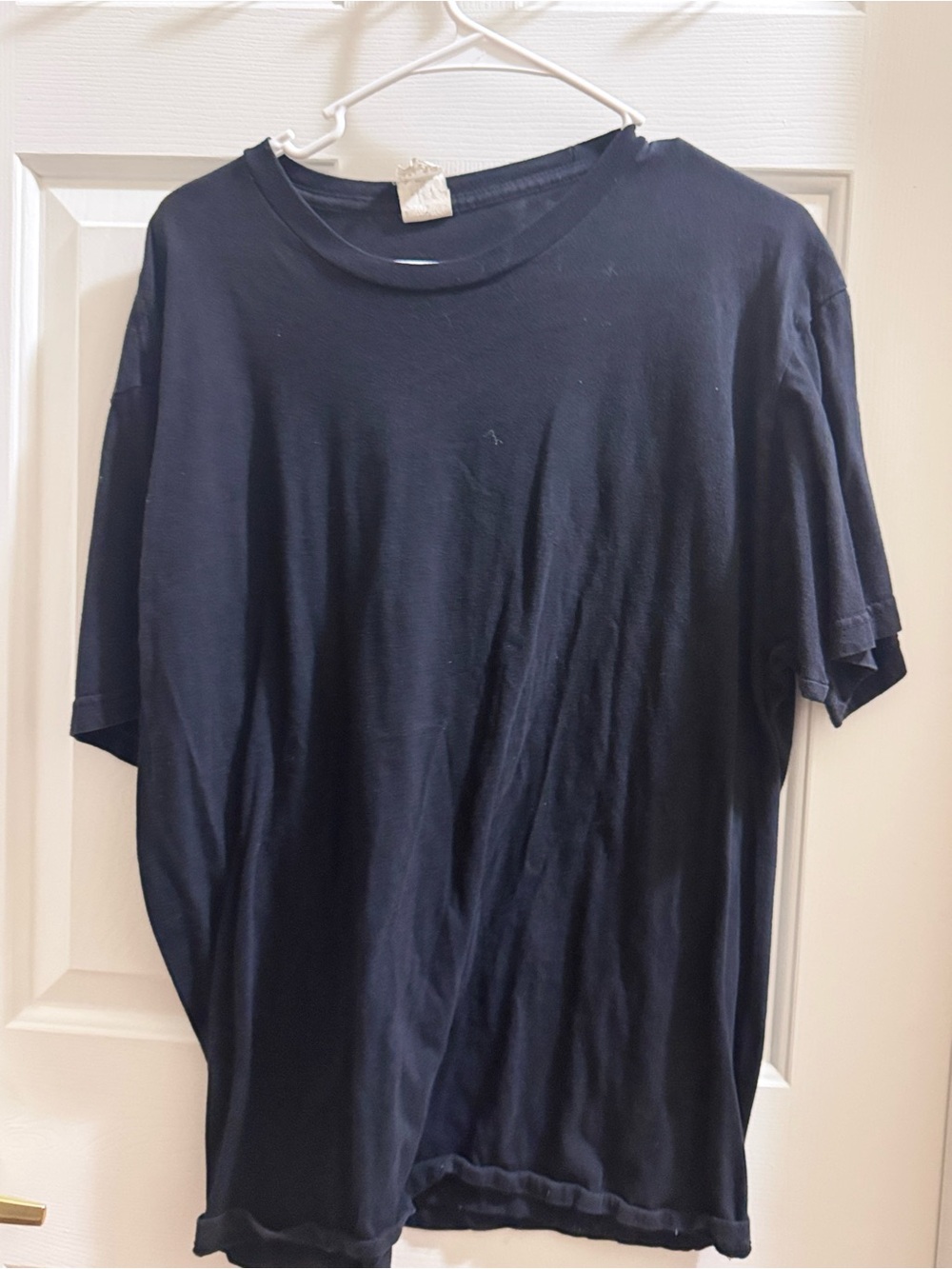 Classic Men's Black Crew Neck T-Shirt